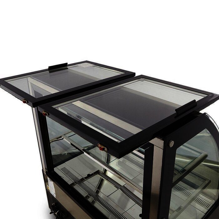 VITRINA REFRIGERADA FULL GLASS 150CM CURVA TORREY VFG-150C