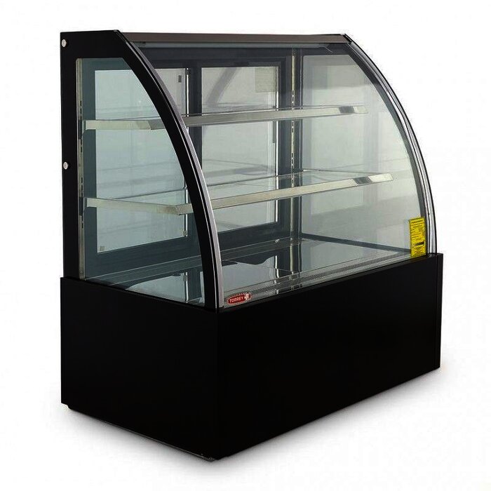 VITRINA REFRIGERADA FULL GLASS 150CM CURVA TORREY VFG-150C