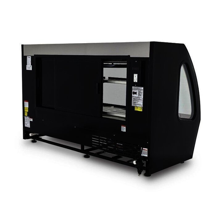 VITRINA EXHIBIDORA COLOR NEGRA TORREY DRD6N