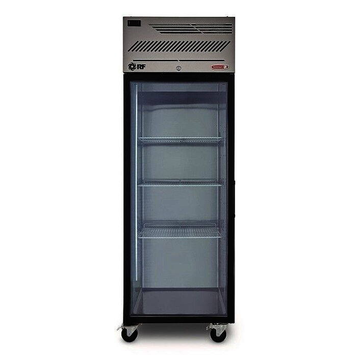 REFRIGERADOR ACERO INOXIDABLE 1 PUERTA DE CRISTAL TORREY RG-600