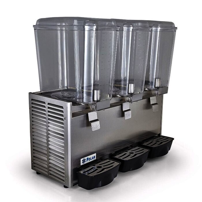 DISPENSADOR DE BEBIDAS 3 TAZONES POLAR DB18X3