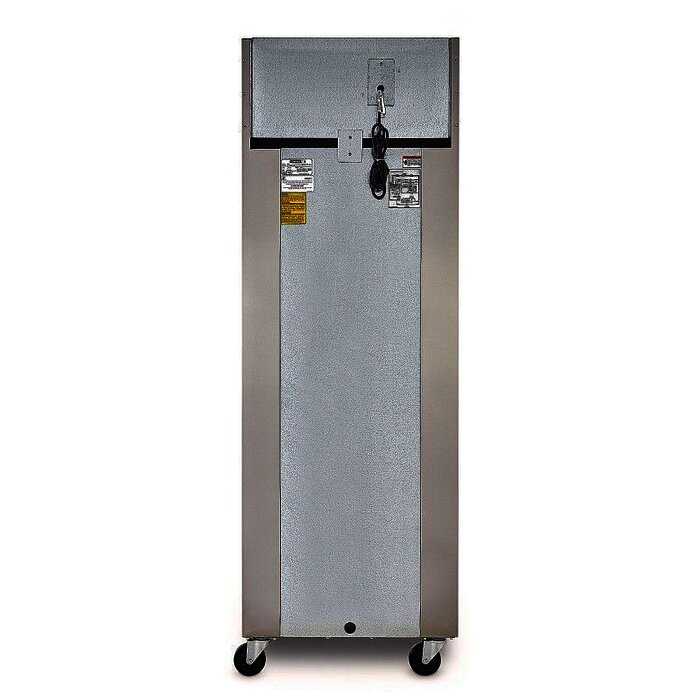 REFRIGERADOR ACERO INOXIDABLE 1 PUERTA DE CRISTAL TORREY RG-600