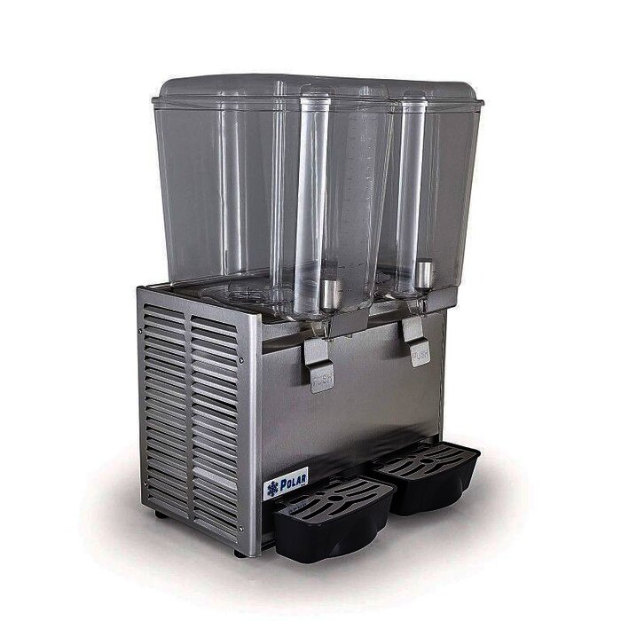 DISPENSADOR DE BEBIDAS 2 TAZONES POLAR DB-18X2