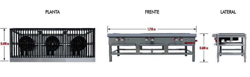 ESTUFON TRIPLE A GAS MASTER PREMIUM CORIAT EC3T