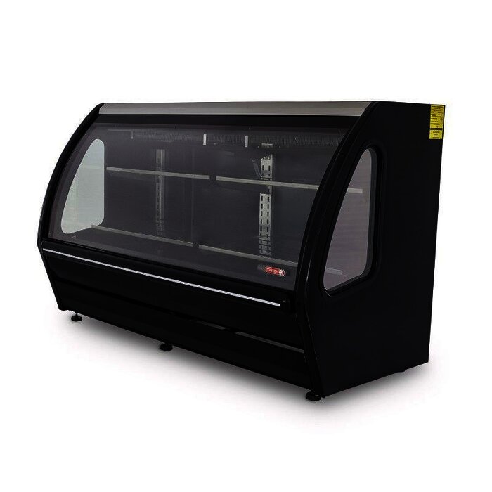 VITRINA EXHIBIDORA COLOR NEGRA TORREY DRD6N