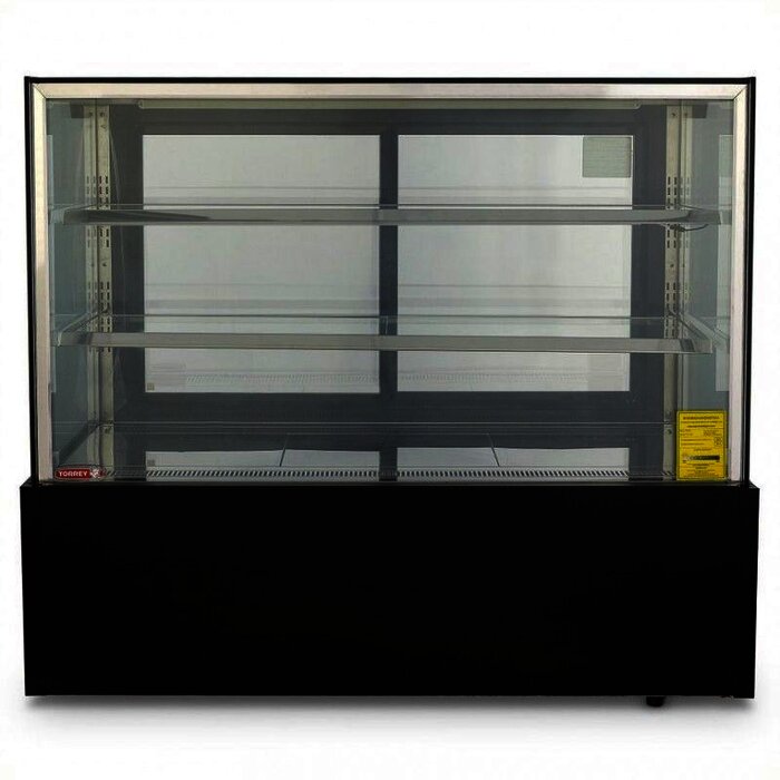 VITRINA REFRIGERADA FULL GLASS 120CM RECTA TORREY VFG-120R