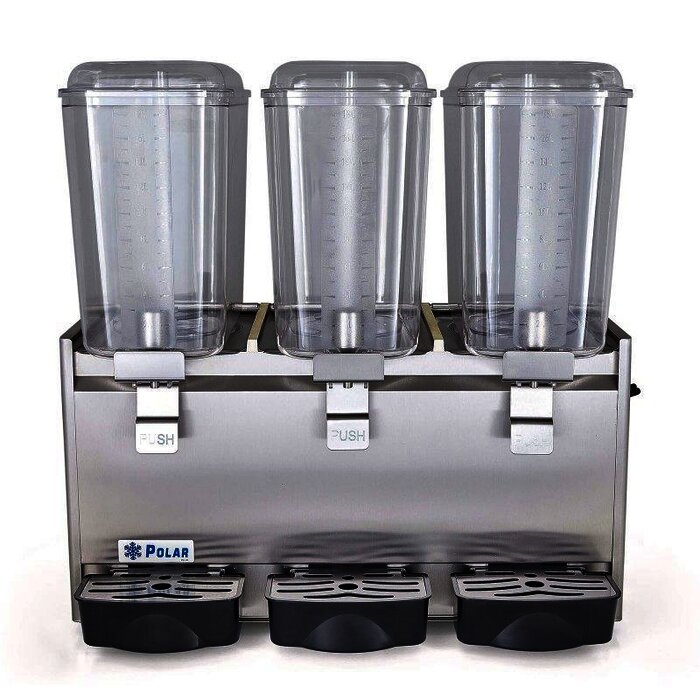 DISPENSADOR DE BEBIDAS 3 TAZONES POLAR DB18X3