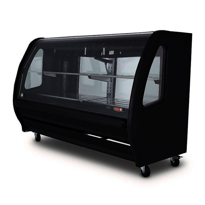 VITRINA DELICATESSEN COLOR NEGRA TORREY TEM200N