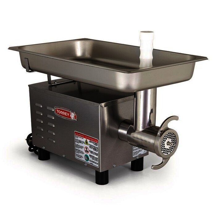 MOLINO PARA CARNE TORREY EN ACERO INOXIDABLE FG-12-SS