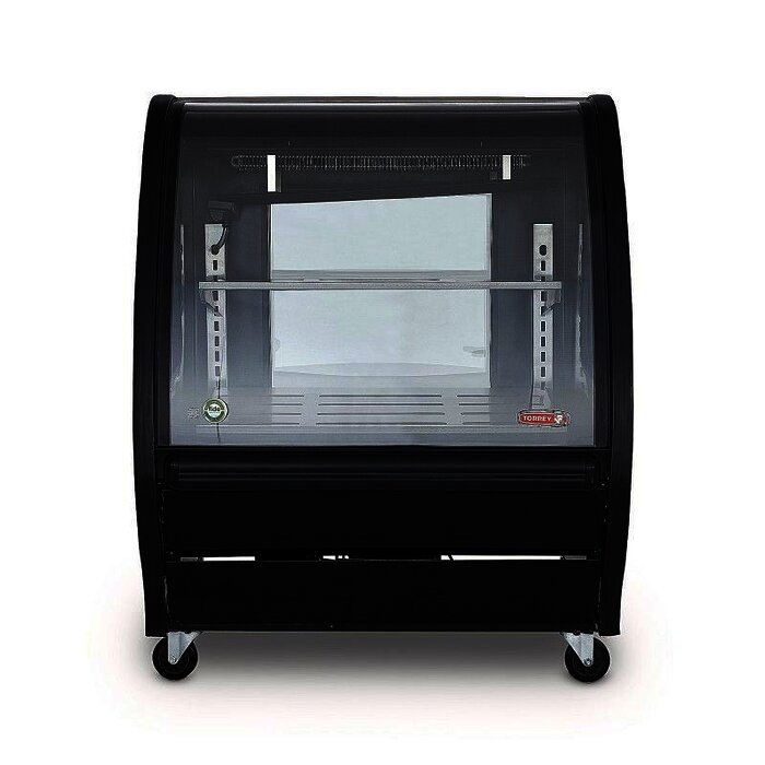 VITRINA DELICATESSEN COLOR NEGRA TORREY TEM100