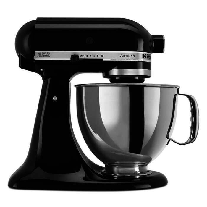 BATIDORA ARTISAN 4.7 LTS NEGRA KITCHENAID INTERNATIONAL KSM150PS