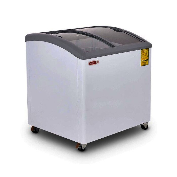 CONGELADOR HORIZONTAL TAPA DE CRISTAL CURVO TORREY CHC-80CR