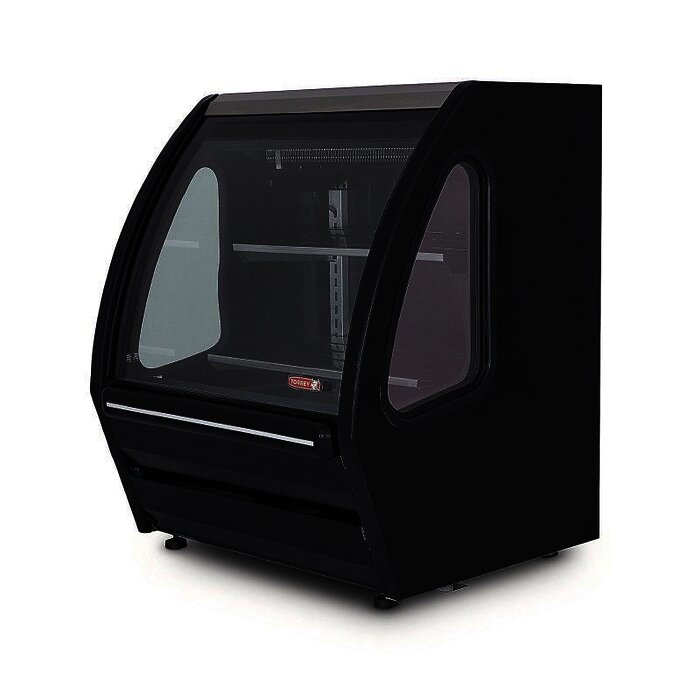 VITRINA EXHIBIDORA COLOR NEGRA TORREY DRD3N