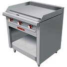 PLANCHA A GAS 3 QUEMADORES Y GABINETE ABIERTO PREMIUM CORIAT