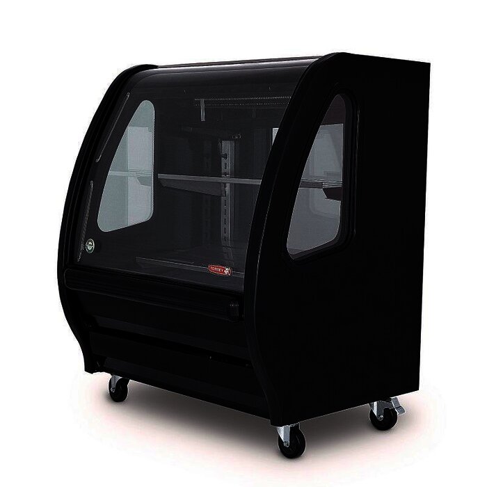 VITRINA DELICATESSEN COLOR NEGRA TORREY TEM100