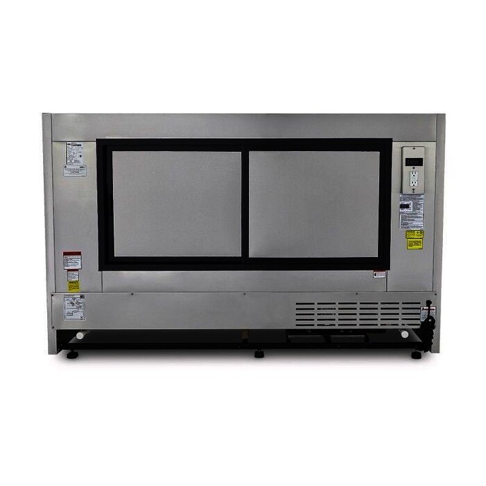 VITRINA EXHIBIDORA ACERO INOXIDABLE TORREY DRD6AI