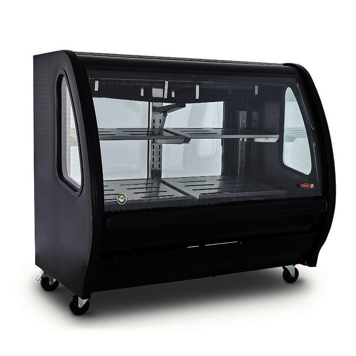 VITRINA DELICATESSEN COLOR NEGRA TORREY TEM150