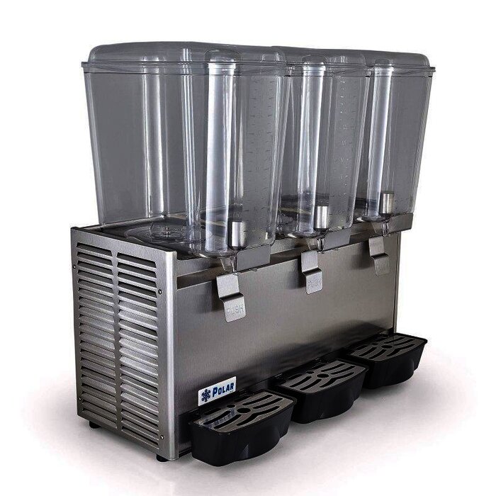 DISPENSADOR DE BEBIDAS 3 TAZONES POLAR DB18X3