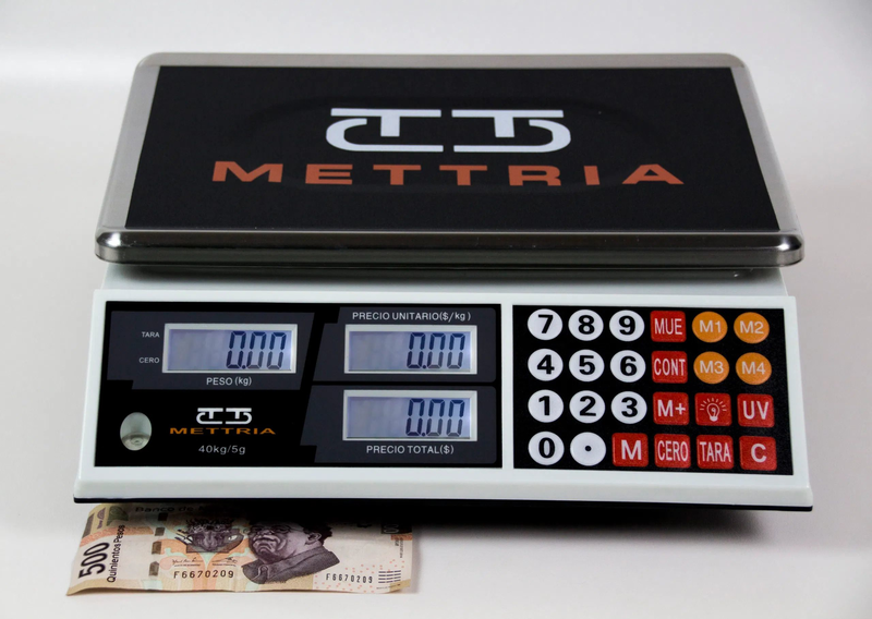 BASCULA COMERCIAL CON UV 40K X 5G