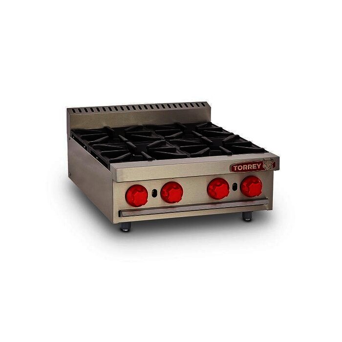 PARRILLA A GAS 4 QUEMADORES TORREY EST4Q