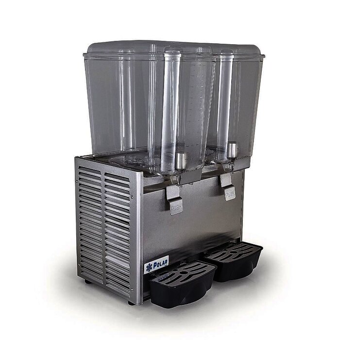 DISPENSADOR DE BEBIDAS 2 TAZONES POLAR DB-18X2