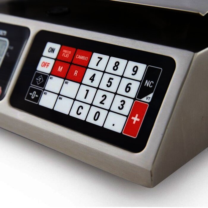 BÁSCULA ELECTRÓNICA ACERO INOXIDABLE TORREY L-PCR-40 TRI-RANGO