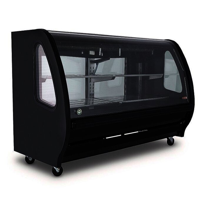VITRINA DELICATESSEN COLOR NEGRA TORREY TEM200N