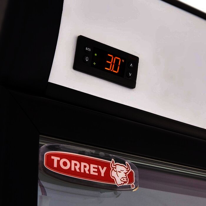 CONGELADOR VERTICAL EXHIBIDOR DE 2 PUERTAS TORREY CV32