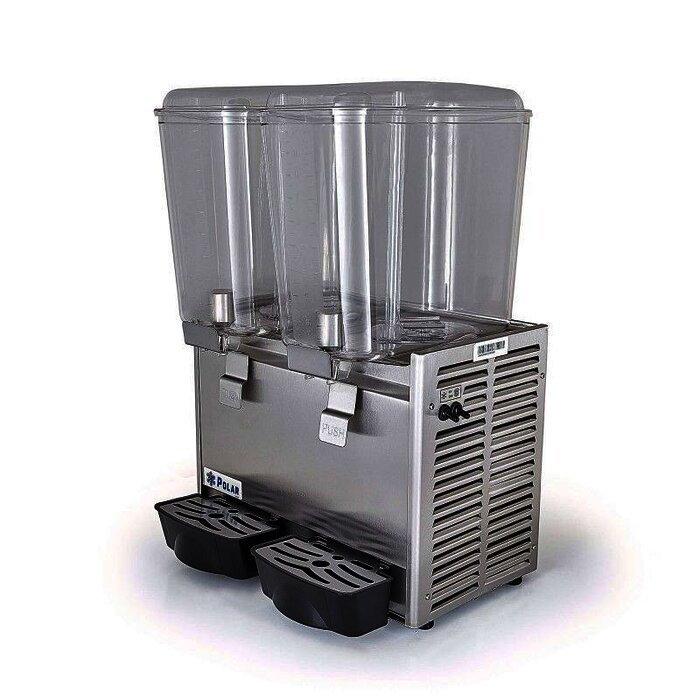DISPENSADOR DE BEBIDAS 2 TAZONES POLAR DB-18X2
