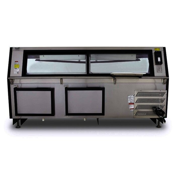 VITRINA CARNICERA COLOR NEGRA TORREY VCA250N