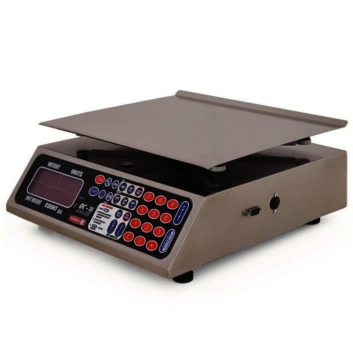 BÁSCULA CONTADORA DE ACERO INOXIDABLE TORREY QC20