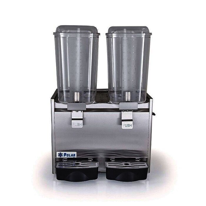 DISPENSADOR DE BEBIDAS 2 TAZONES POLAR DB-18X2